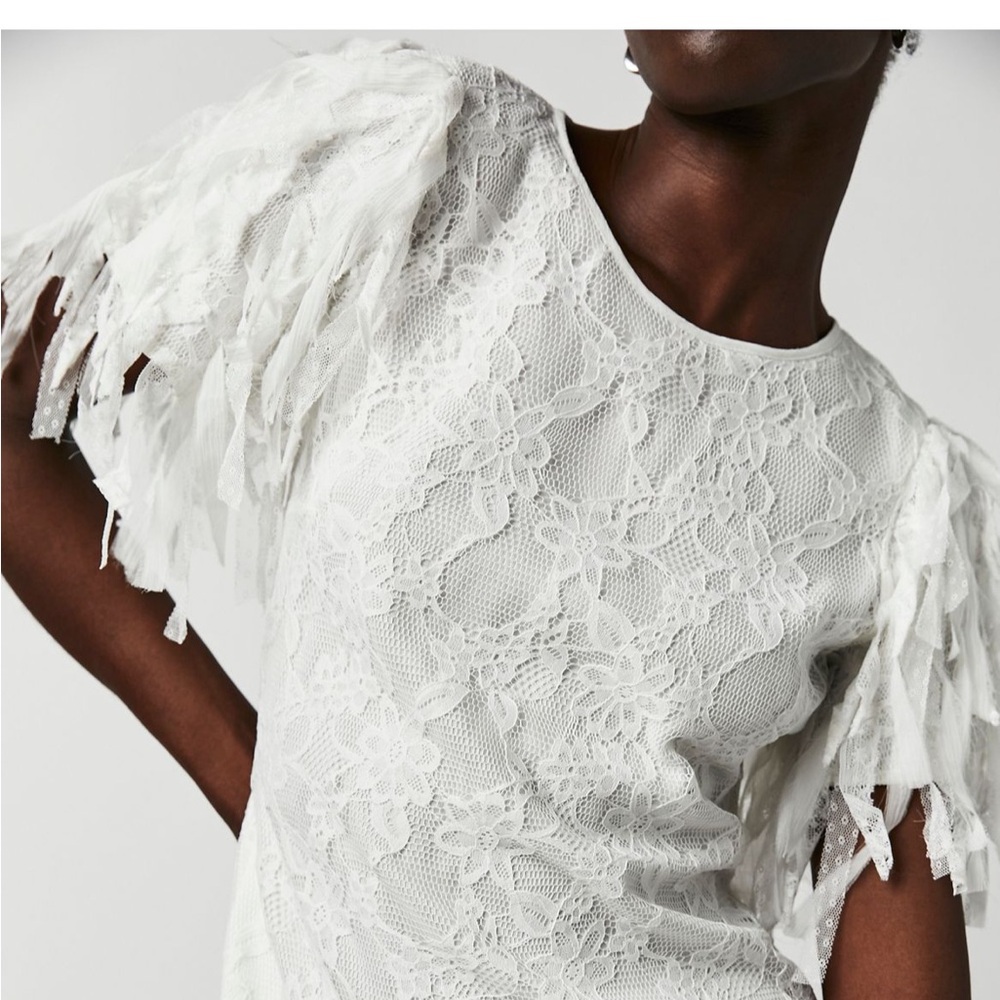 Free People Songbird mini lace dress size medium fits xs-m retails for $248